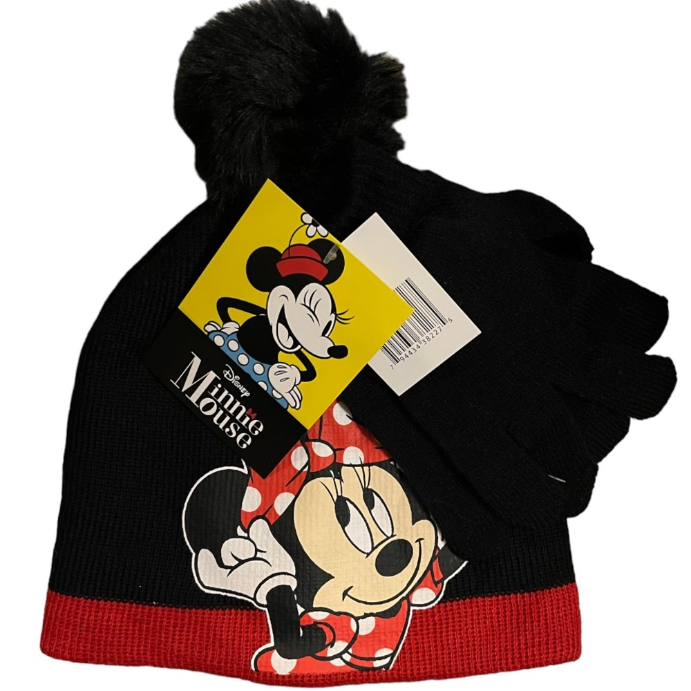 Disney’s Minnie Mouse Beanie Hat and Glove Set